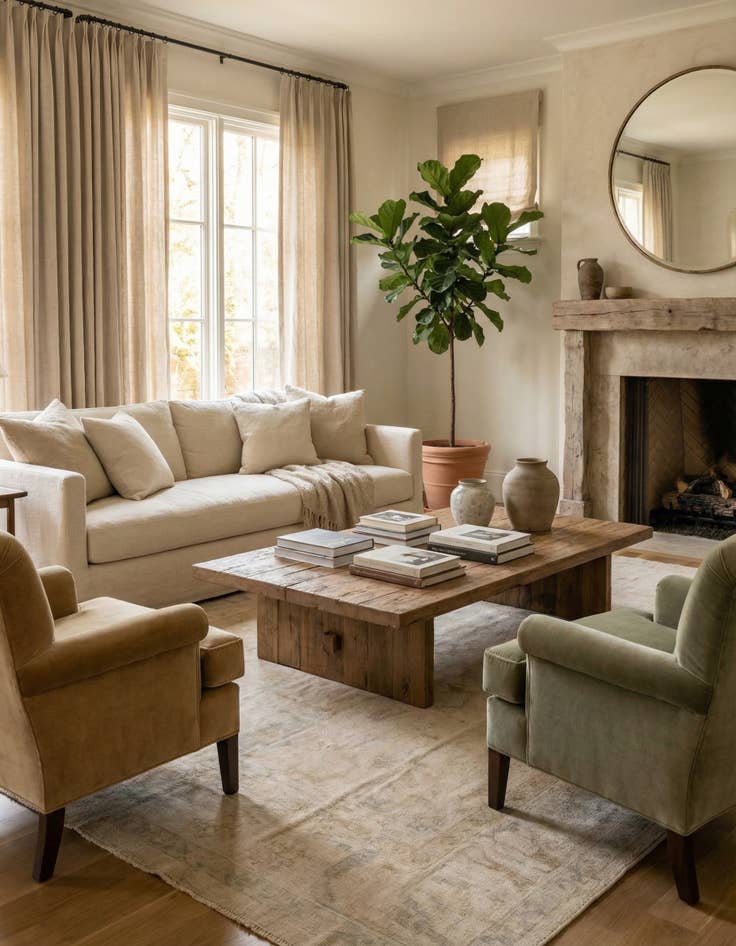 Detail image of 8' 10 x 11' 5  Hand Knotted Oushak Wool Rug