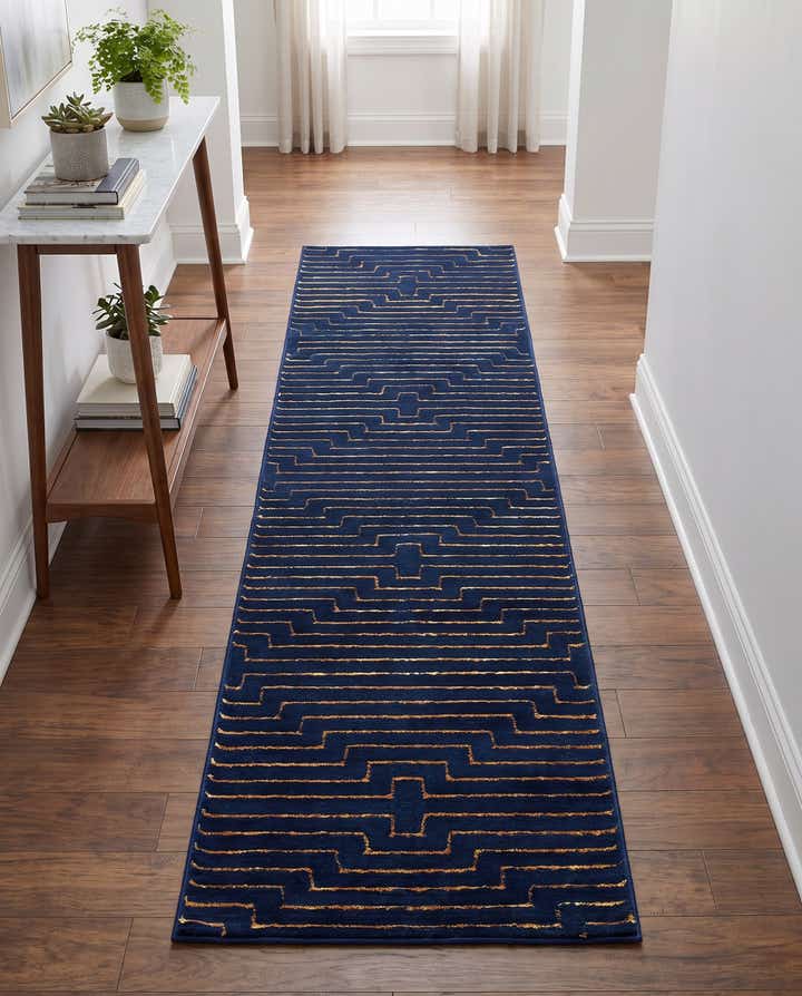 2' x 8' Vogue Geo Runner Rug