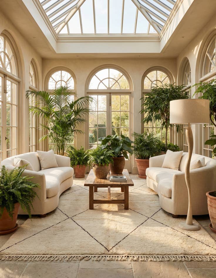 Detail image of  6' 6 x 9' 6 Berber Rug