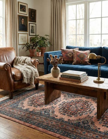 4' 3 x 6' Hand Knotted Bokhara Oriental Wool Rug