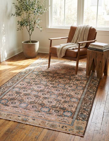 3' 10 x 6' 2 Hand Knotted Ultra Vintage Persian Wool Rug