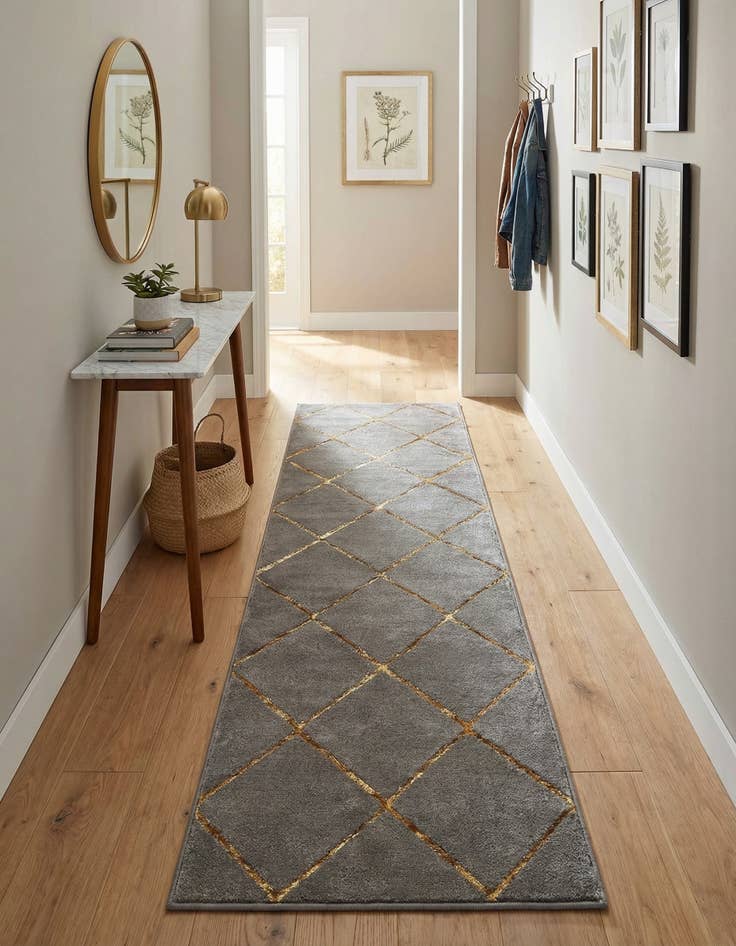 Detail image of 2' x 6' Vogue Geo Runner Rug