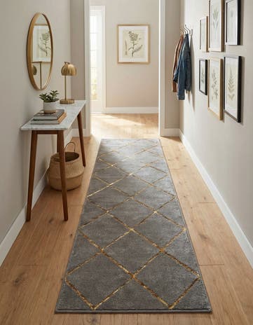 2' x 6' Vogue Geo Runner Rug
