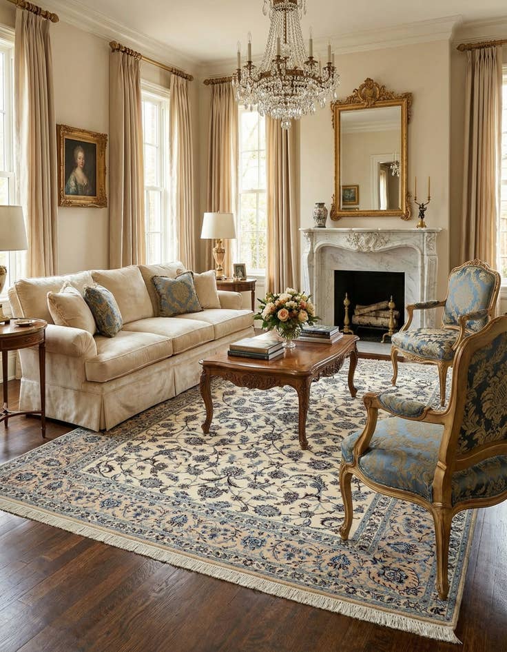 Detail image of 6' 10 x 10' 6 Nain Rug