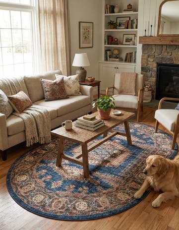 5' 3 x 8' Eden Oval Rug