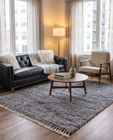  8' x 8' Athena Shag Square Rug