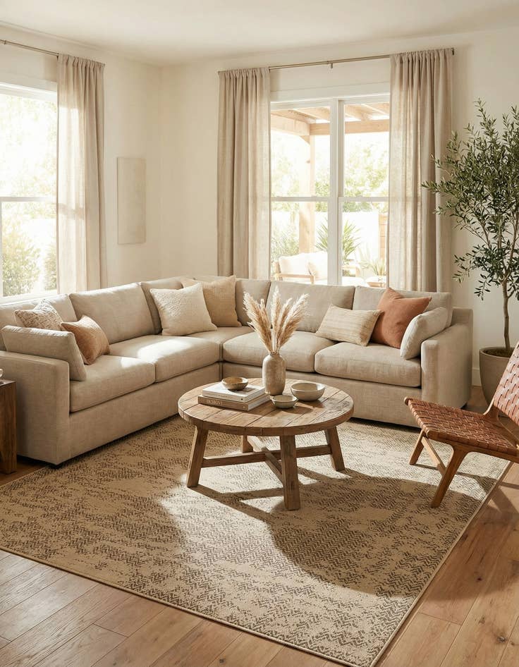 Detail image of 12' x 12' Dunes Square Rug