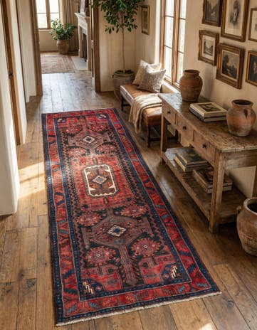 4' 2 x 10' 6 Hamedan Runner Rug