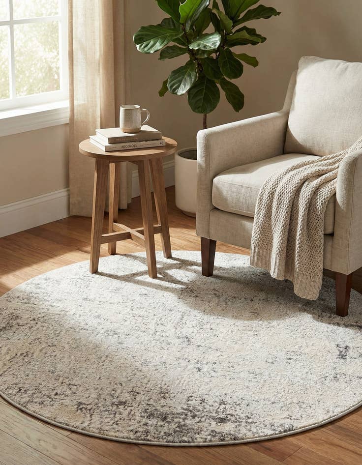 Detail image of  3' 3 x 3' 3 Caspian Round Rug