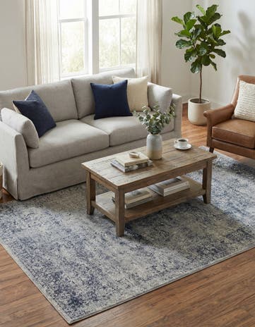 Blue Gray Eliza Rug