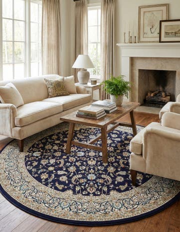 10' x 10' Nain Design Round Rug