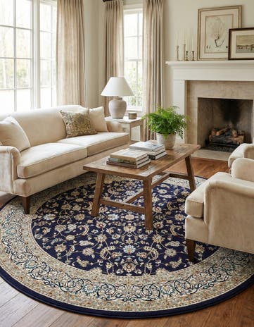 10' x 10' Nain Design Round Rug
