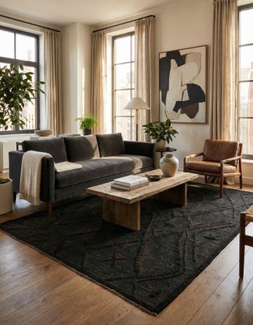 5' 5 x 8' 2 Hand Knotted Darya Wool Rug