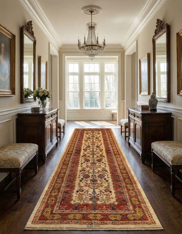 2' 9 x 10' 5 Luribaft Wool Runner Rug