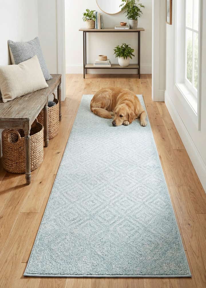 2' x 8' Easy-Clean Sabrina Soto Indoor / Outdoor Runner Rug