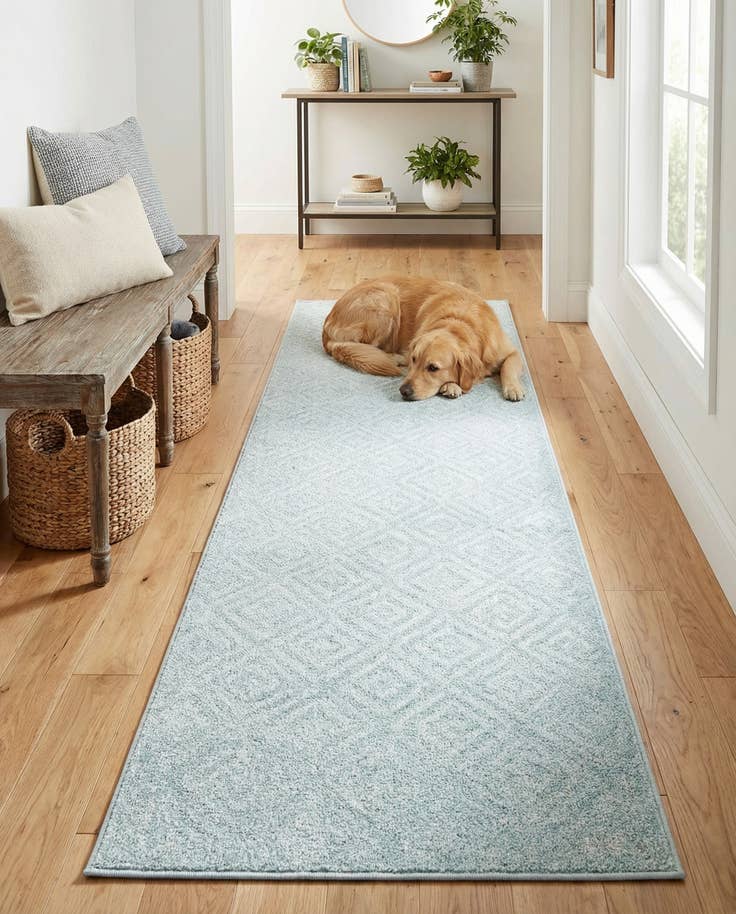 Detail image of 2' x 8' Easy-Clean Sabrina Soto Indoor / Outdoor Runner Rug