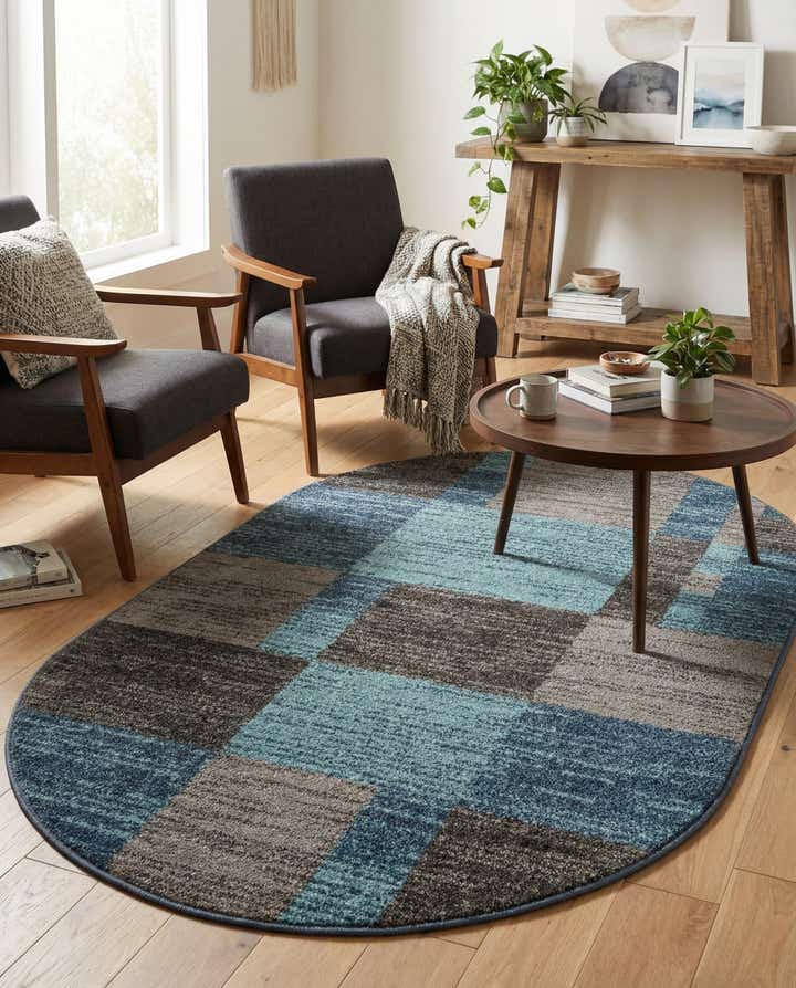 3' x 5' 3 Harvest Oval Rug