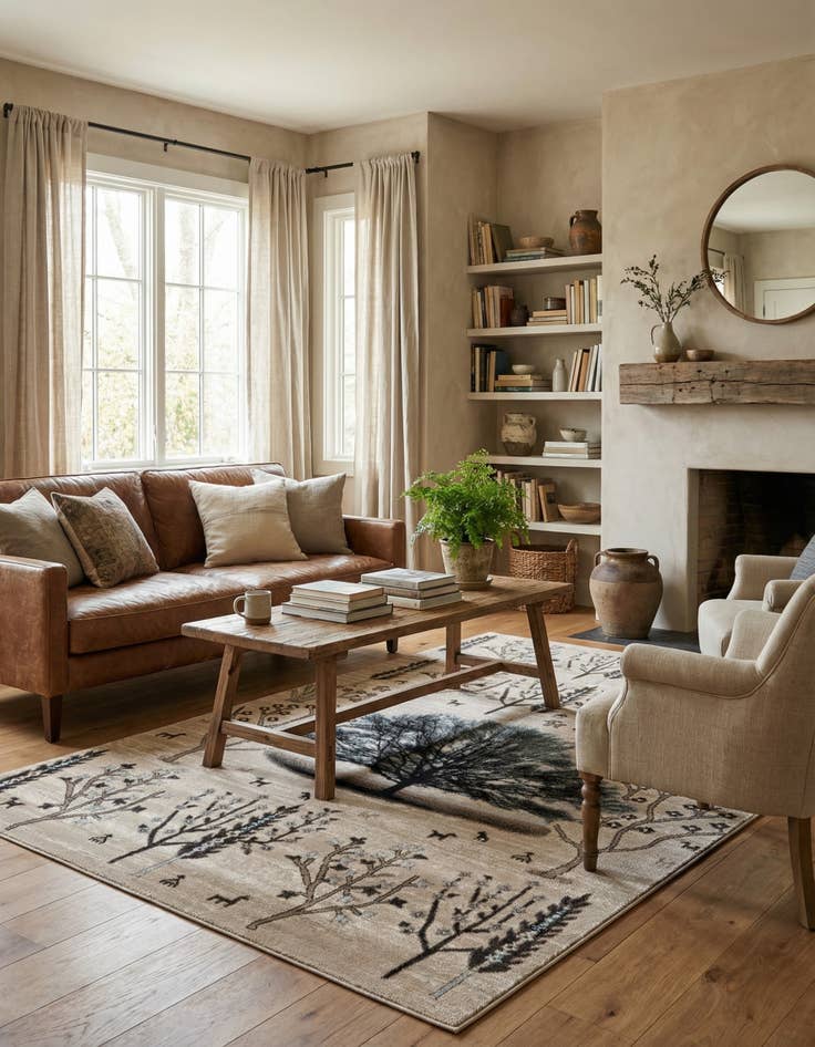 Detail image of 5' 3 x 8' Laguna Rug