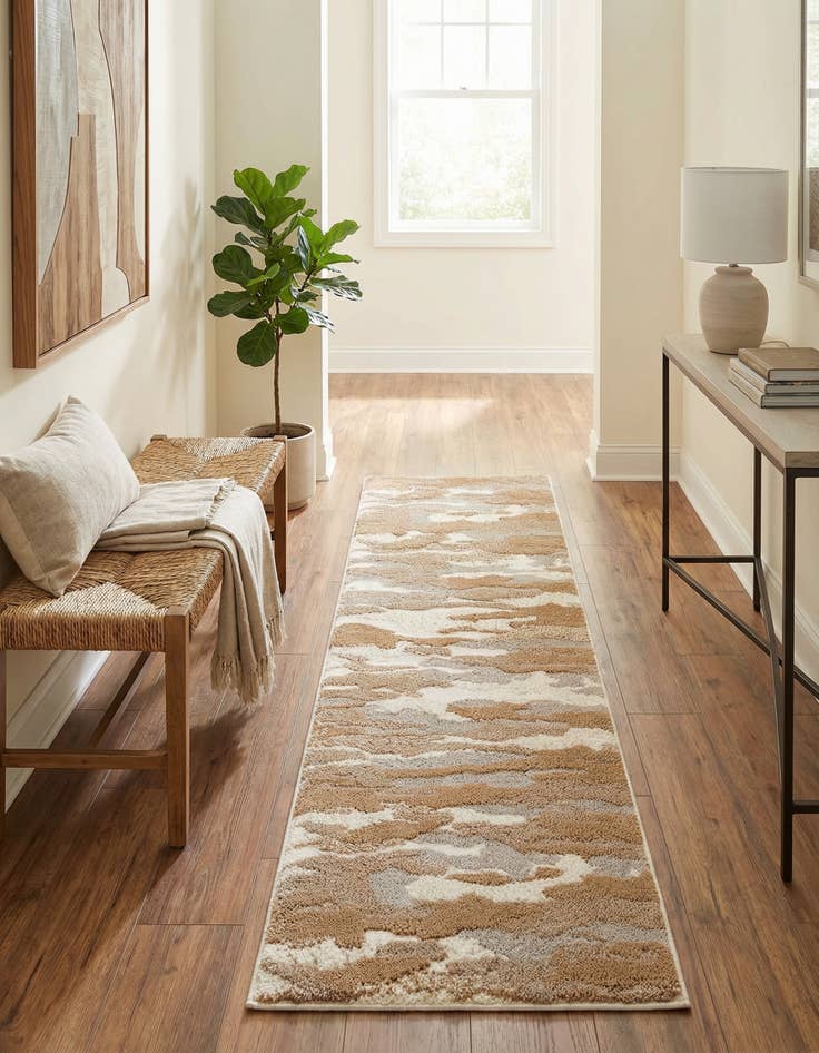 Detail image of  2' x 8' Sepia Runner Rug