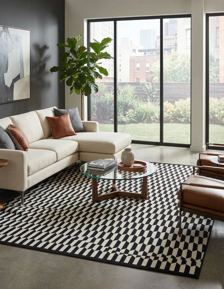 Detail image of 10' x 10' Milano Square Rug