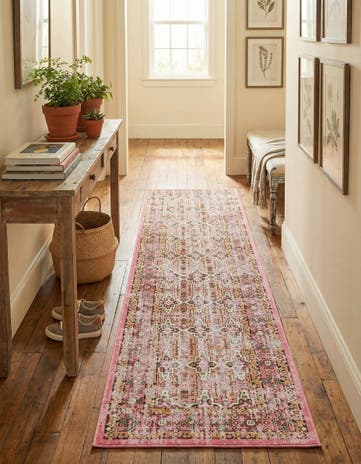 Pink Lucerne Runner Rug