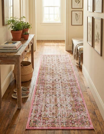 Pink Lucerne Runner Rug