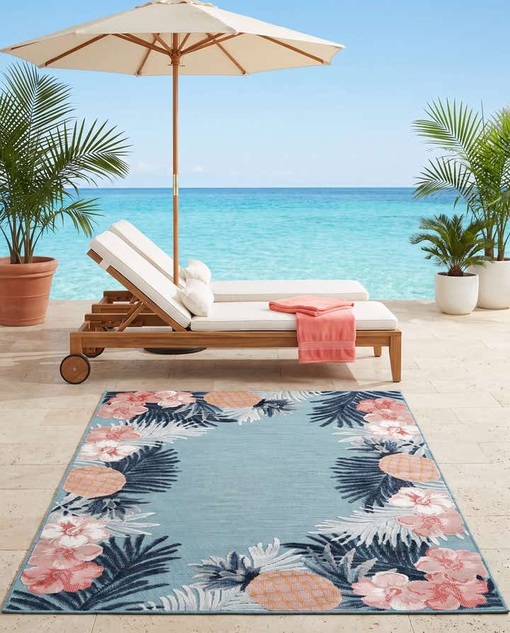 135cm x 185cm Fácil de limpiar Botanical Alfombra Comprar todos los estilos