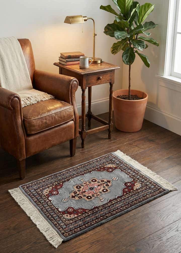 2' 2 x 2' 11 Hand Knotted Bokhara Oriental Rug