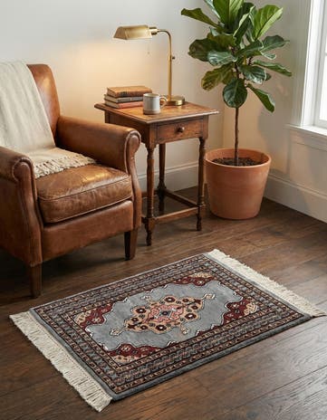 2' 2 x 2' 11 Hand Knotted Bokhara Oriental Rug