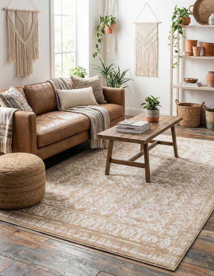 Detail image of 5' 3 x 8' Oxford Rug