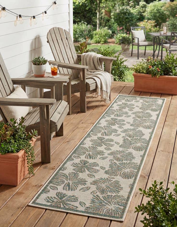 Detail image of 2' x 8'  Washable Baja Indoor / Outdoor Runner Rug