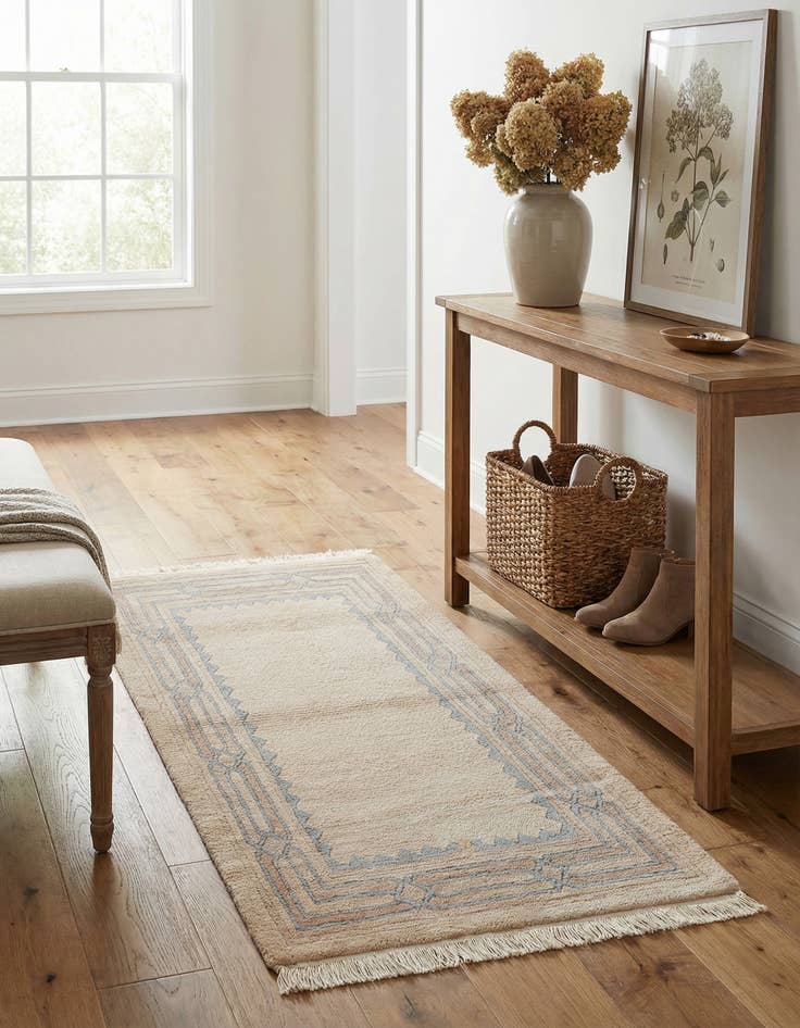 Detail image of 2' 4 x 4' 6  Hand Knotted Tibet Wool Rug