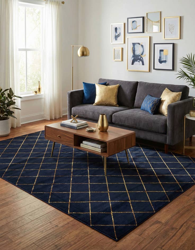 Detail image of 10' x 13' Vogue Geo Rug