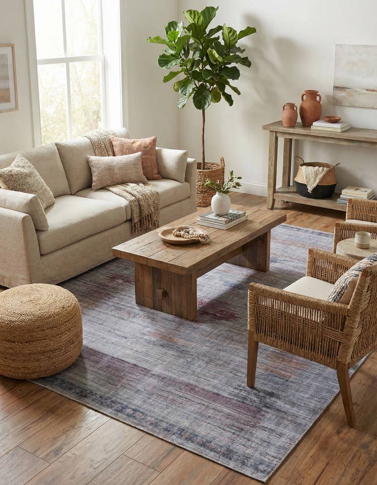 Detail image of 9' 2 x 12'  Washable Sisu Rug