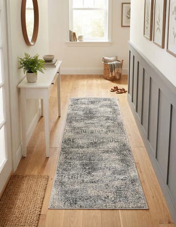 Gray Finsbury Runner Rug