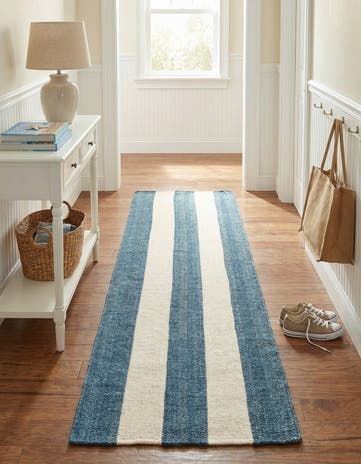 2' 7 x 12' Hand Woven Jill Zarin Hamptons Runner Rug