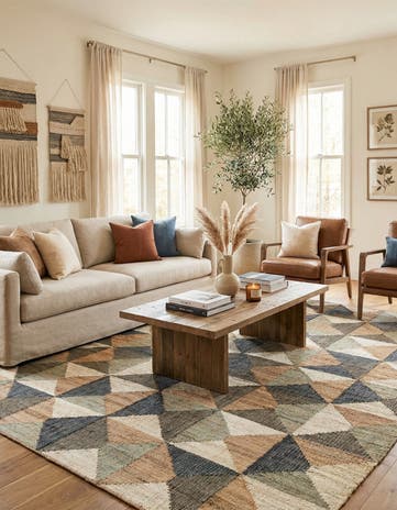 9' x 12' Hand Woven Kala Handwoven Jute Rug