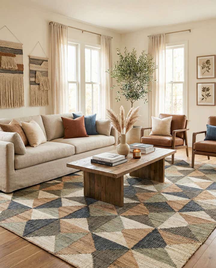 9' x 12' Hand Woven Kala Handwoven Jute Rug