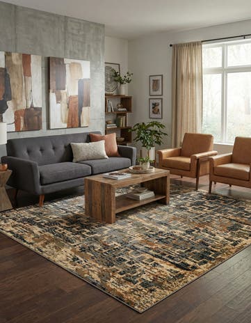 7' 10 x 7' 10 Saturn Square Rug