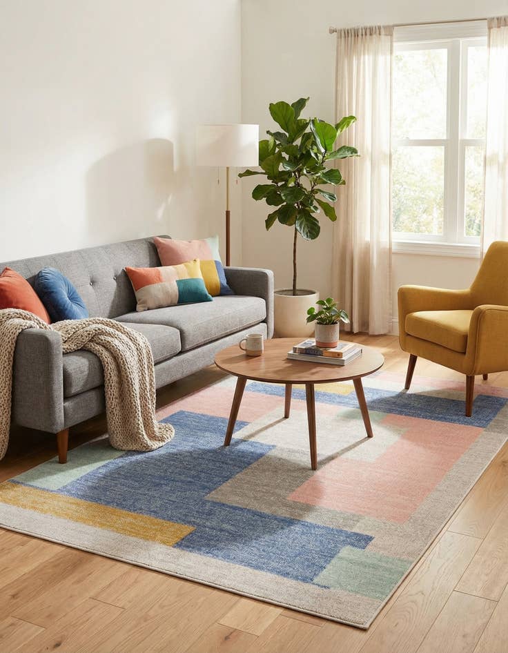 Detail image of  4' x 6' Lotus Rug