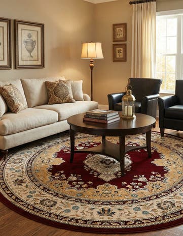10' x 10' Nain Design Round Rug