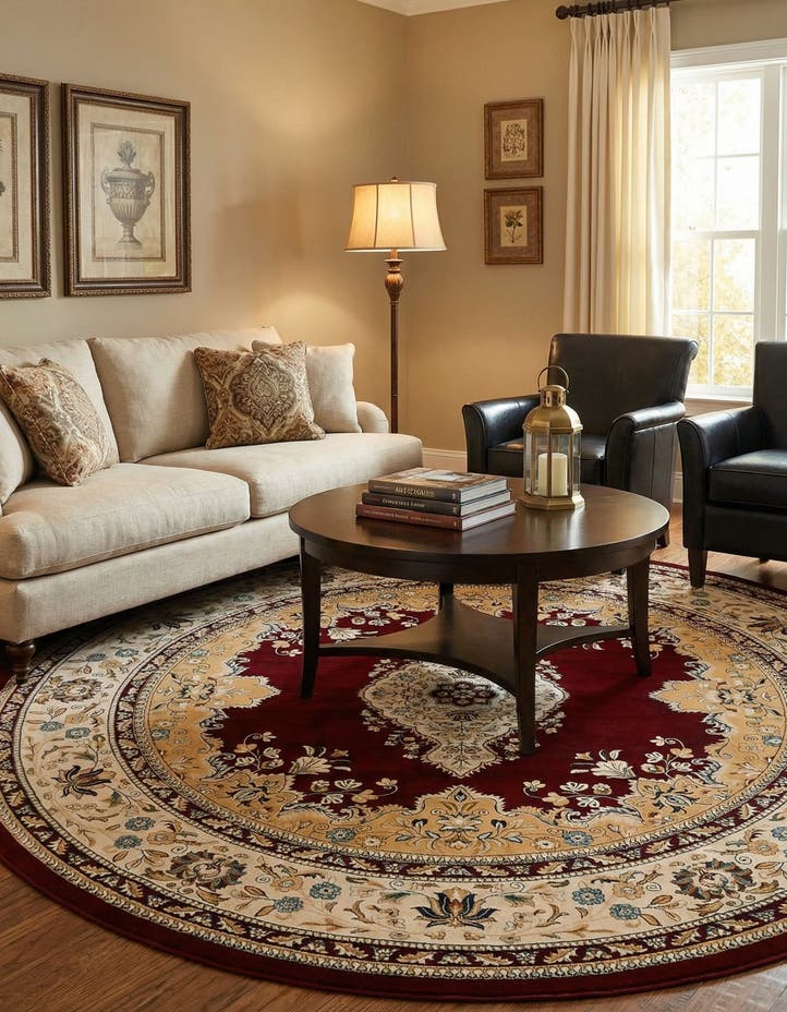 10' x 10' Nain Design Round Rug