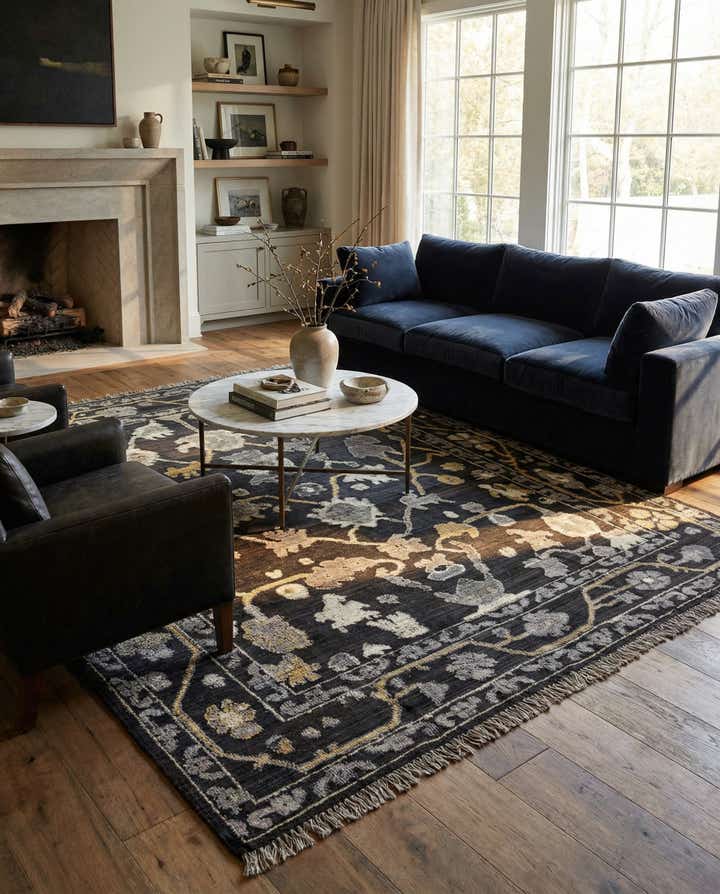 9' 1 x 12' Hand Knotted Darya Wool Rug