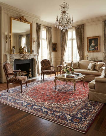 10' 4 x 14' 1 Isfahan Rug