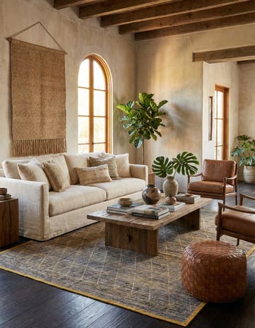 8' 4 x 10' 7 Hand Knotted Moroccan Wool Rug