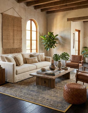 8' 4 x 10' 7 Hand Knotted Moroccan Wool Rug