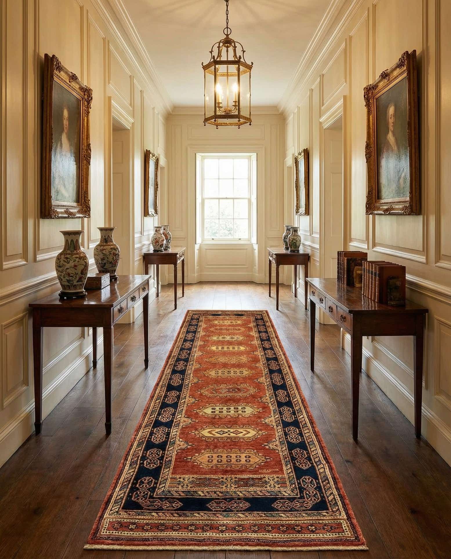 2' 10 x 9' 7 Luribaft Wool Runner Rug