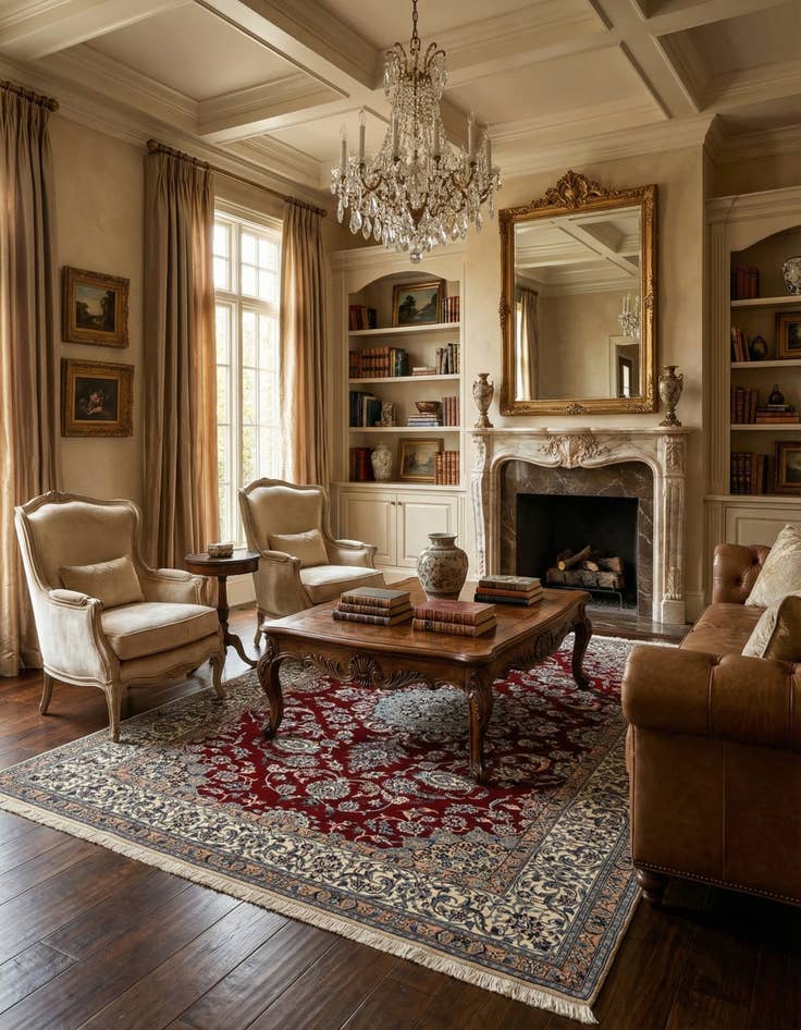 Detail image of 5' 3 x 7' 9 Nain Rug