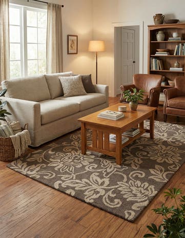 5' x 8' Agra Wool Rug