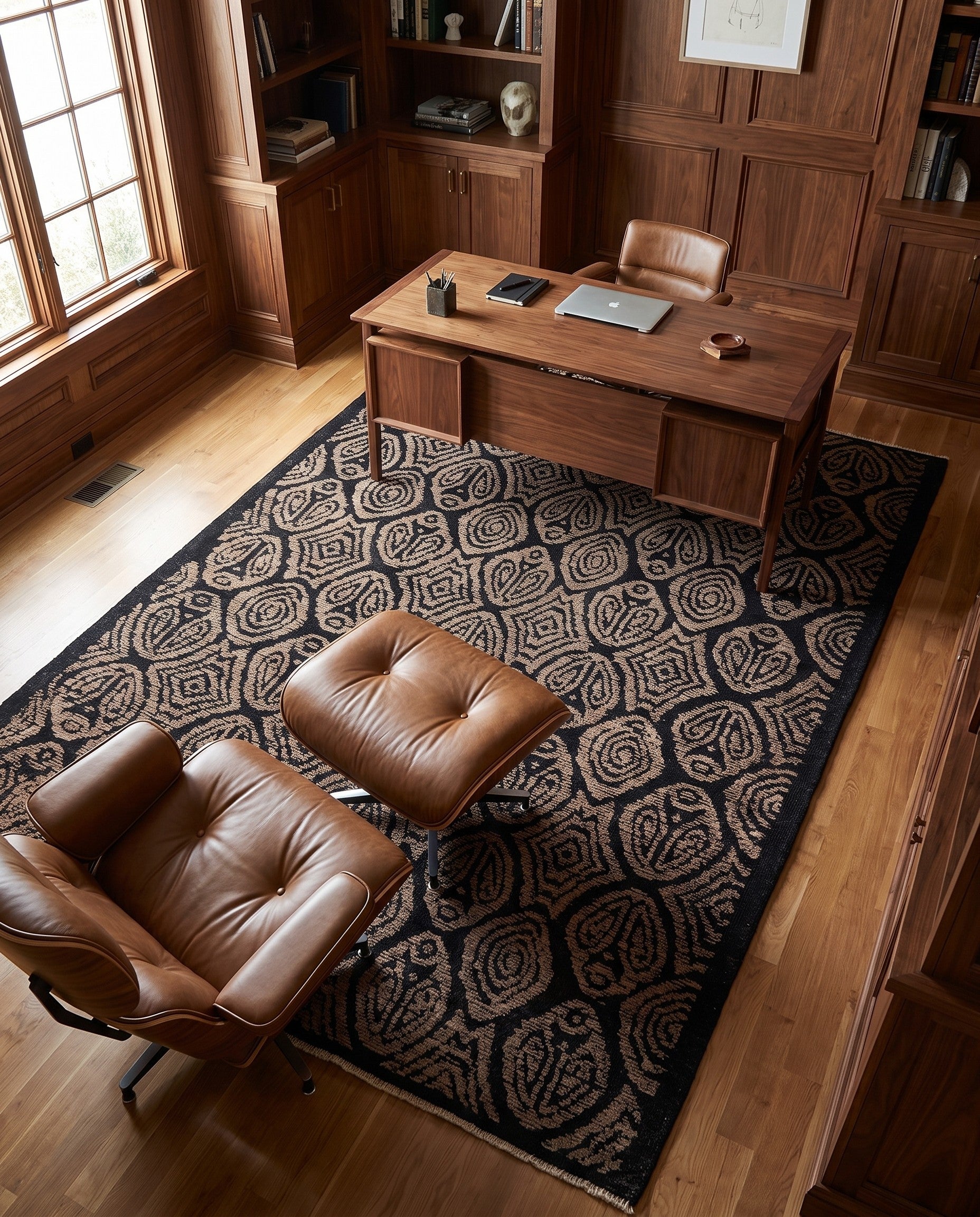 6' 6 x 9' 8 Hand Knotted Darya Wool Rug